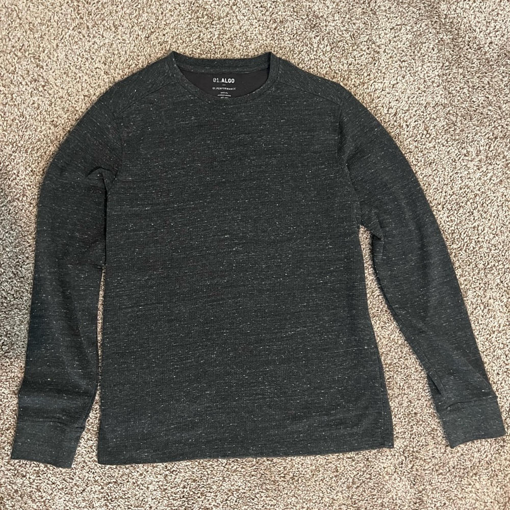01.ALGO Performance Long Sleeve Shirt – Dark Gray
